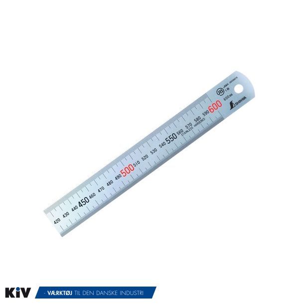 Shinwa stllineal 600x30x1,5mm H101E