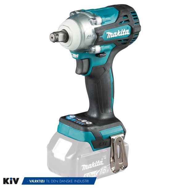 Makita akku Slagngle DTW300Z 18V 1/2" 330Nm kulls u/lader &amp; Batterier Tilbud