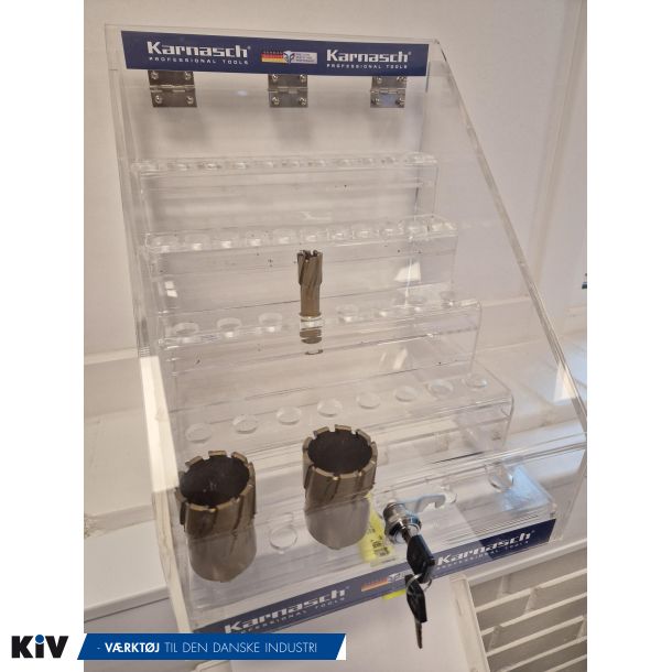 Stander Plexiglas for kernebor 44/22stk. Leveres uden kernebor