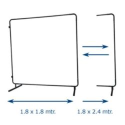 Stativ ComboFrame for svejsegardin skydbar 1,8x1,8-1,8x2,4 mtr.