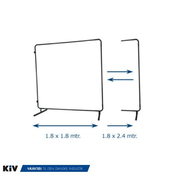 Stativ ComboFrame for svejsegardin skydbar 1,8x1,8-1,8x2,4 mtr.