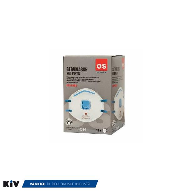 OS stvmaske FFP2-V Med ventil (10stk./pk.) 