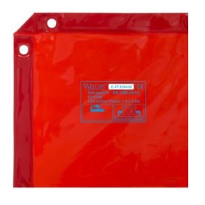 Svejsegardin rd 1,74 x 2,34 mtr.