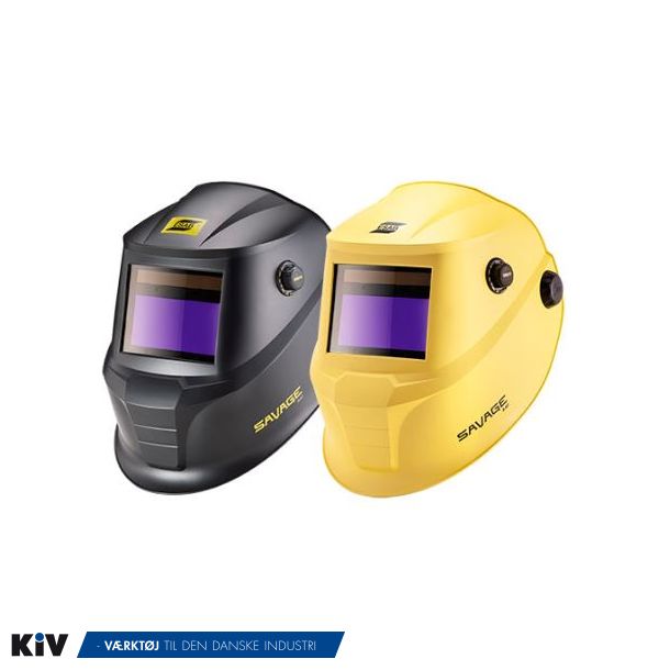 Esab Svejsehjelm SAVAGE A40 Rep Bat 9-13 sort m/slibefunktion Tilbud