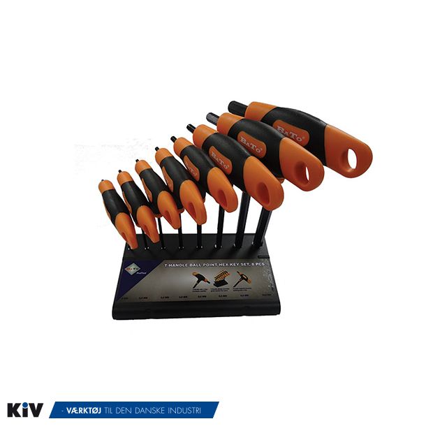 Bato T-n�gles�t 2-10mm i stander 8 dele