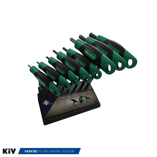 Bato T-n�gles�t 5/64" - 3/8" i stander 8 dele