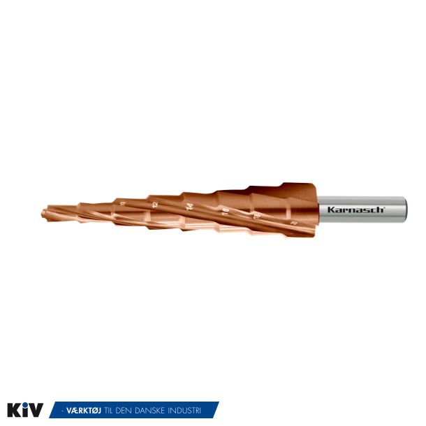 Karnasch trinbor 6,0-20,0 mm 10 mm skrelngde HSSXE Titan-Tec Powercut Pro 