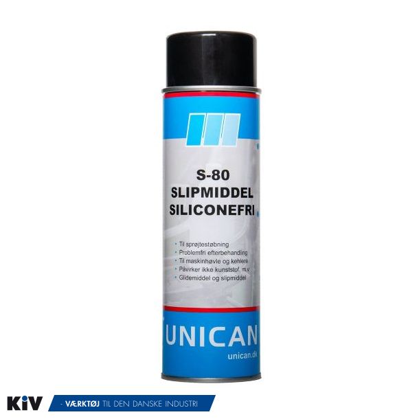 Unican Slipmiddel Siliconefri S-80 500ml.