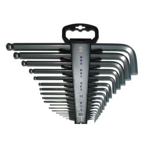 BaTo Unbrakon�gles�t 1,3-19mm ekstra Lang Med kugle 17 dele