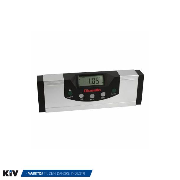 Digital vaterpas 150 mm/0,05 med +-laser- og LED lys Restsalg