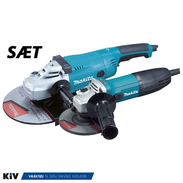 Makita vinkelslibers�t GA9020RF + GA5030R Tilbud