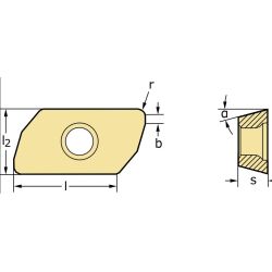 Walter frseplatte ZDGT150404R-K85 WNN15