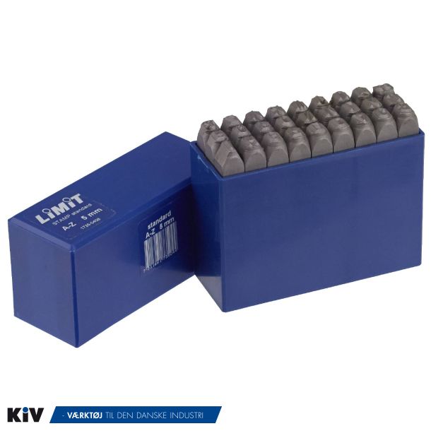 Limit Alfabetstempelst A-Z 5mm hrdet stl