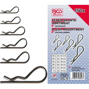 Bato Fjedersplittersortiment 2,4-40mm 150 dele