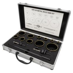 Hulsavest 19-76 mm HSS Bi-Metal M42 med 8% cobolt (14 dele)