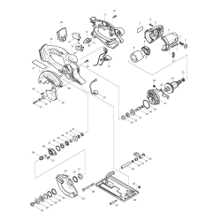 Makita akku Rundsav DCS552Z 136/50mm 18V uden lader &amp; Batterier