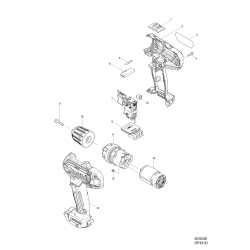 Makita akku Boreskruemaskine DF332DZ 12V Solo Restsalg