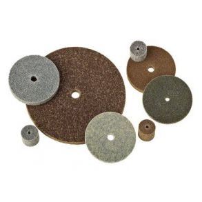 3M Scotch-Brite Sammenpresset hjul XL-UW 2A MED, Gr/Sort, 152x6x12mm