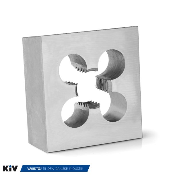 Th&uuml;rmer Firkantet Bakke M 4 HSS INOX