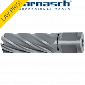 50 mm skrelngde med 19 mm Weldon skaft