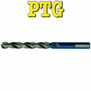 PTG spiralbor 34338 HSSCo5 med skaftflader for Rustfri & hjstyrkestl